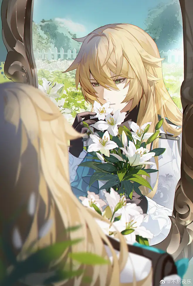 金叶蔷薇与碧蕊百合的情史