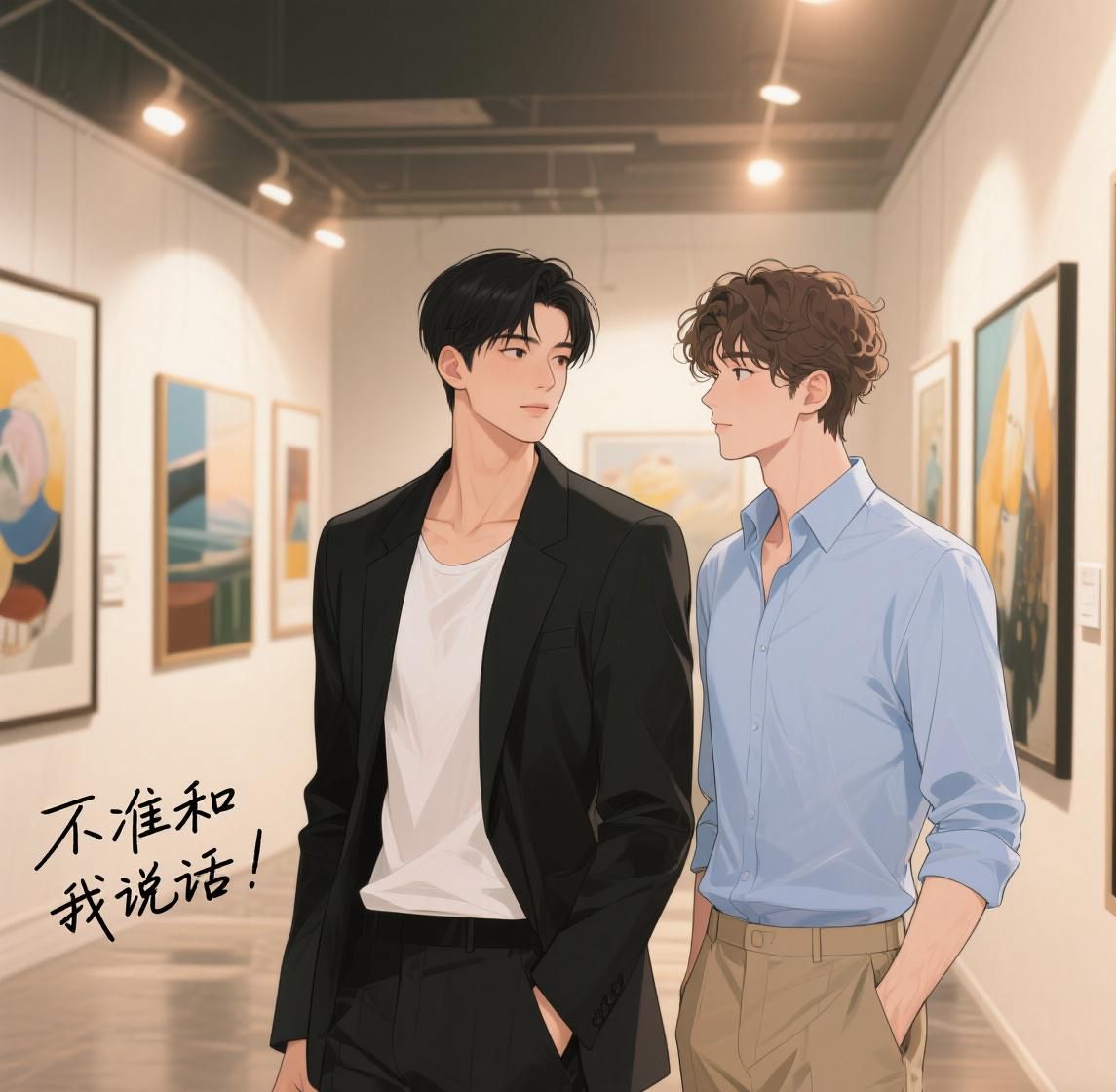 不准跟我说话！