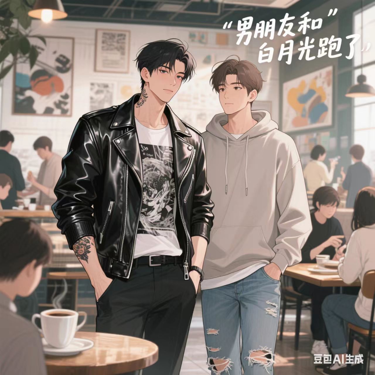 男朋友和白月光跑了