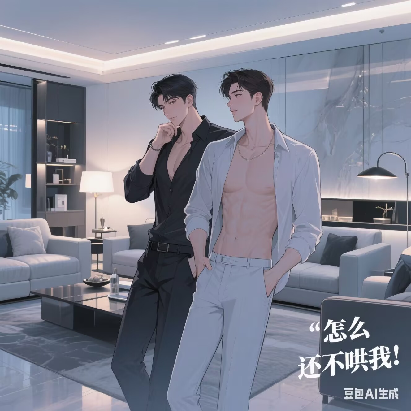 怎么还不哄我