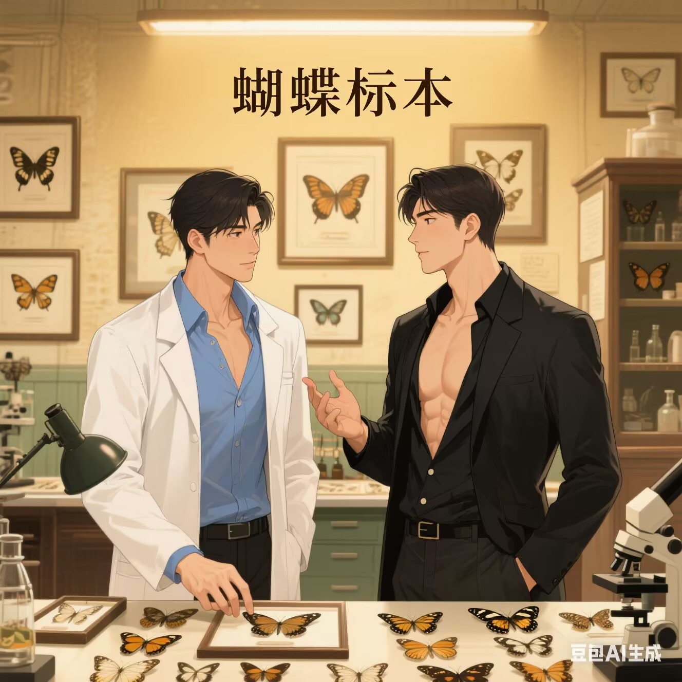 蝴蝶标本与小狗牌记事