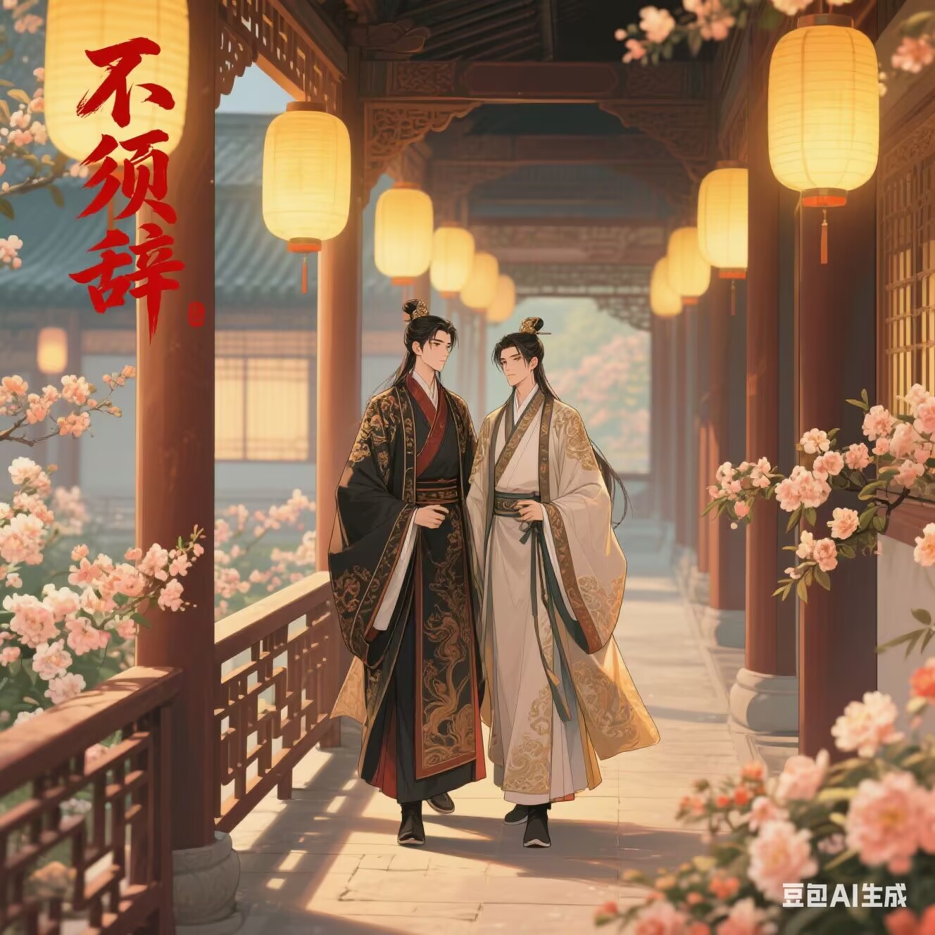 不须辞