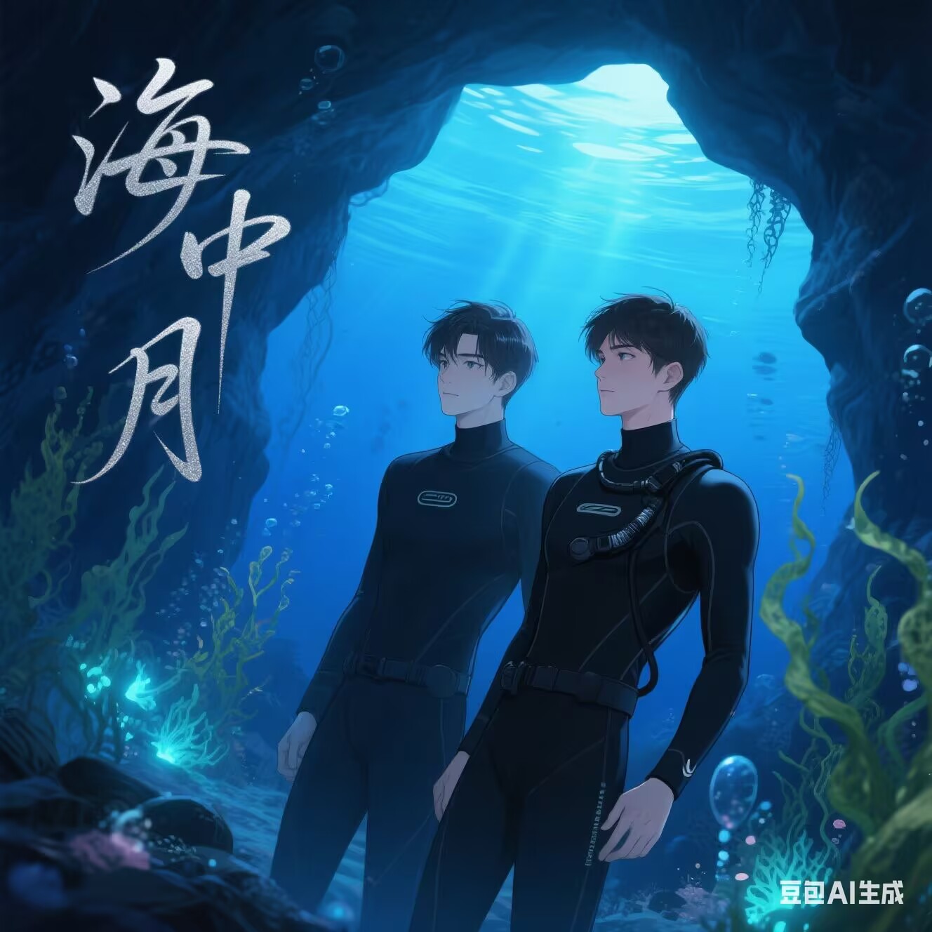 海中月