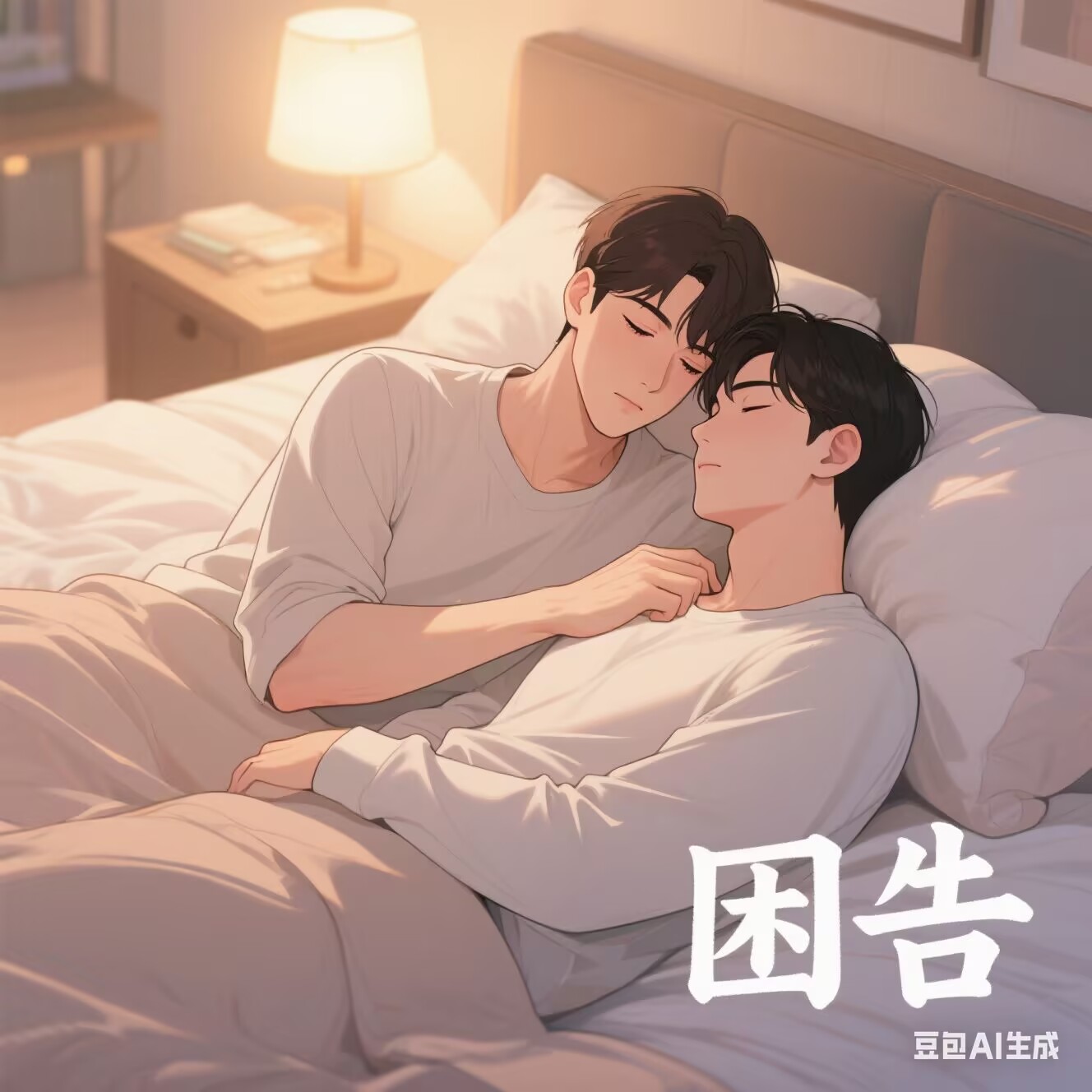 我想和你一起困告